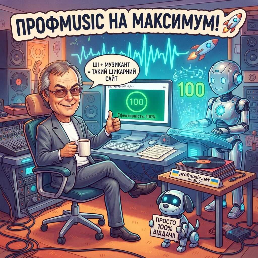 Великий запуск: оновлений сайт profmusic.net запущено на максимум!